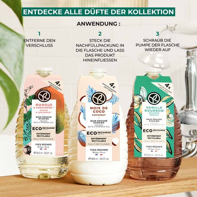 Nachfüllpack Duschgel Bourbon-Vanille
