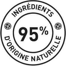 Stamp pictogramme 95% d'origine naturelle par Yves Rocher