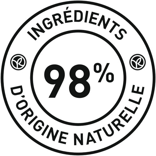 Stamp pictogramme 98% d'origine naturelle par Yves Rocher