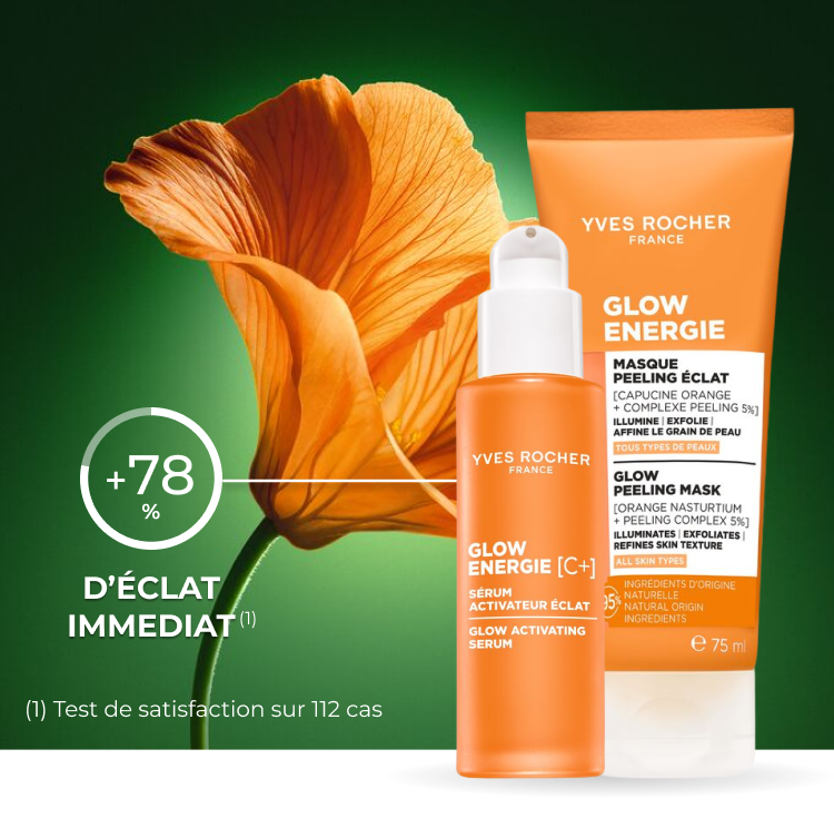 Produits gamme Glow Energie