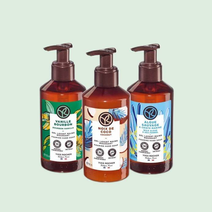 Lot de savons liquides