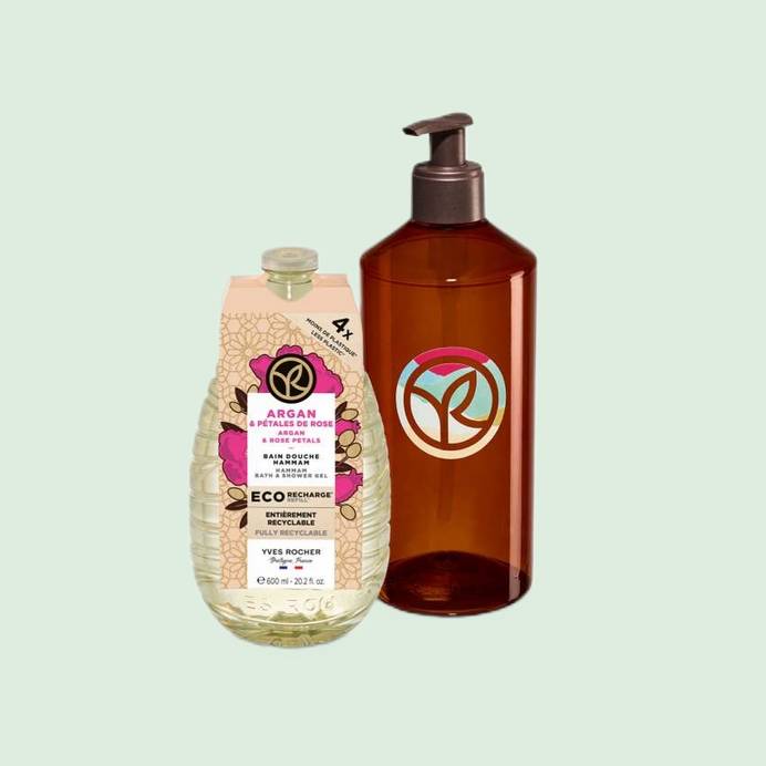 Set 1 Eco-Recharge Argan + 1 flacon rechargeable