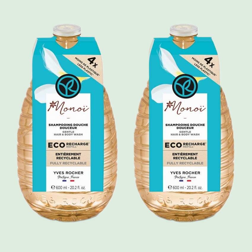 Duo Eco-Recharge Shampooing-Douche Monoï
