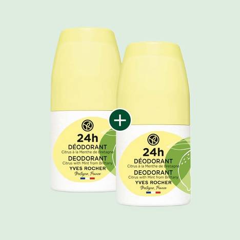 1+1 Déodorant Citrus à la Menthe de Bretagne