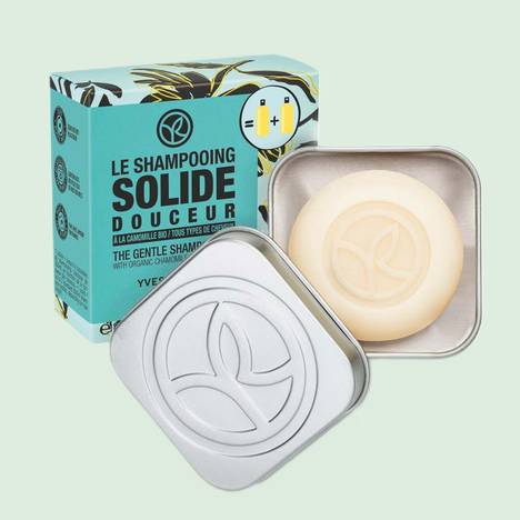 Le Shampooing Solide Douceur + boîte à cosmétiques solides