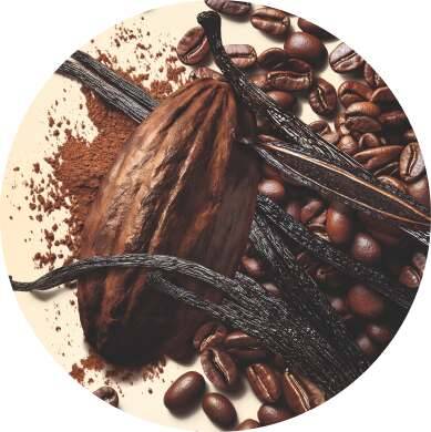 Vanilla, Cocoa, Coffee